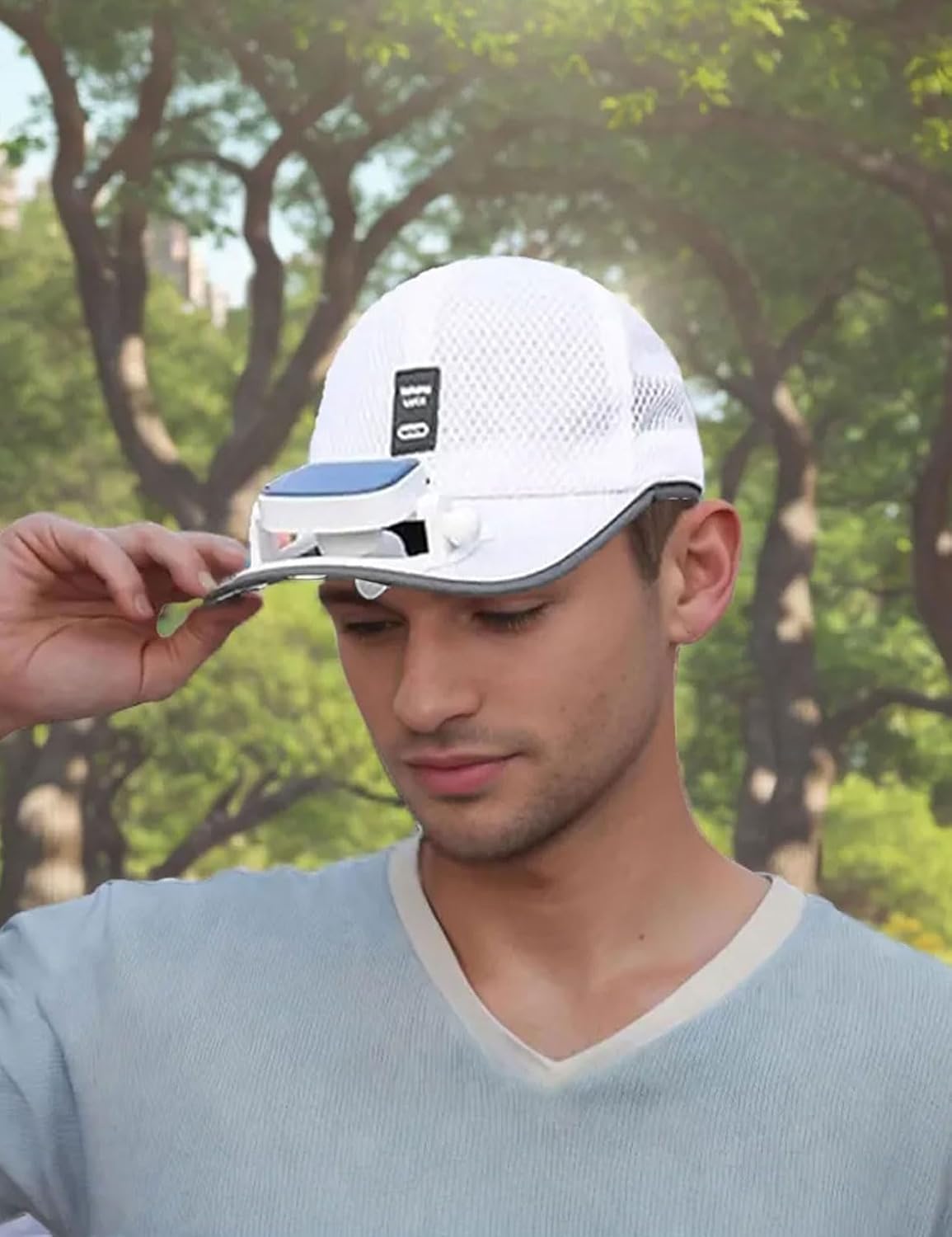 Șapcă Solară cu Ventilator – Răcorire și Încărcare USB